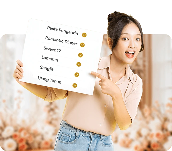 Jasa dekorasi elegan oleh Delovery Moment